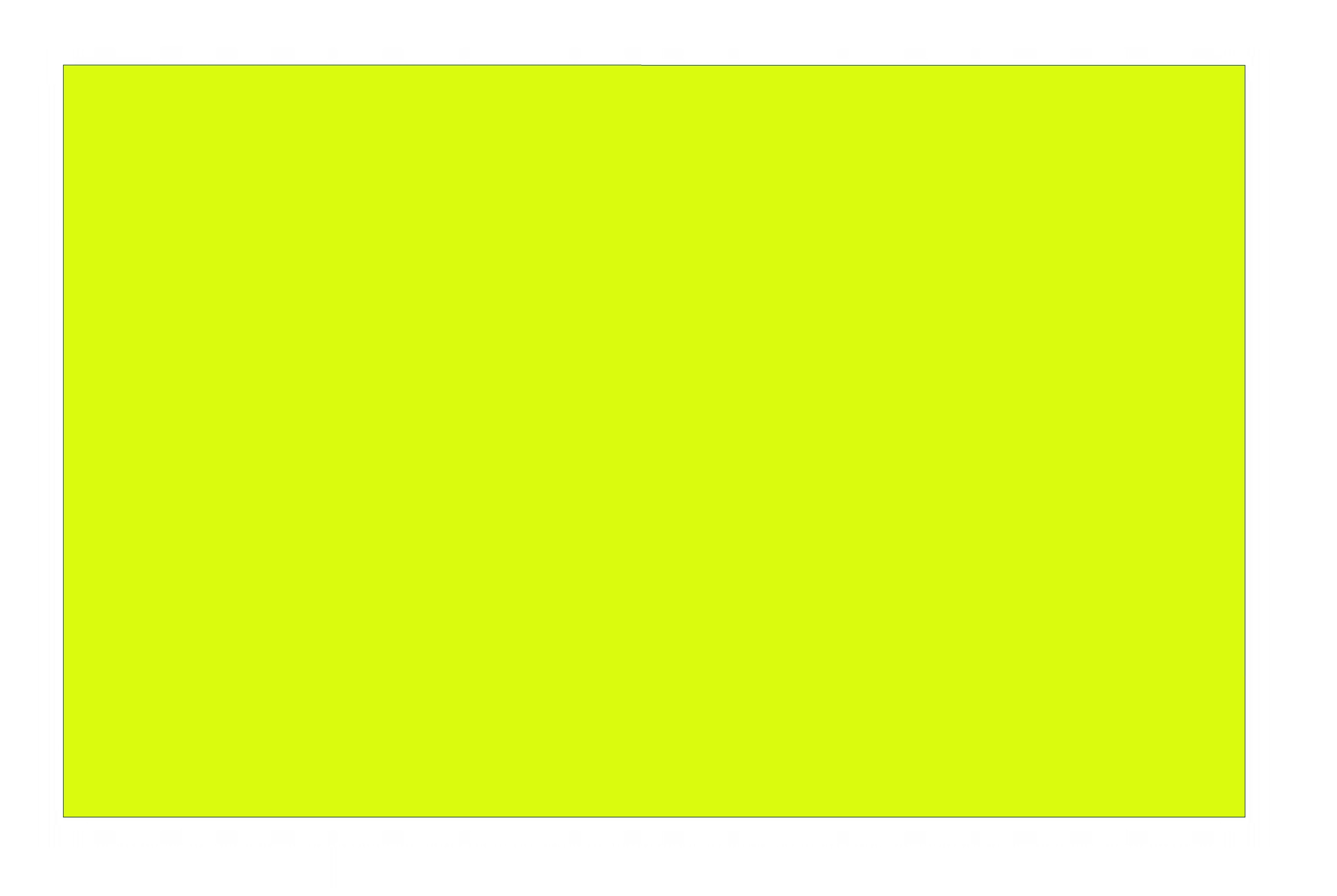 Blank Cards Signs Yellow Chartreuse Fluorescent  